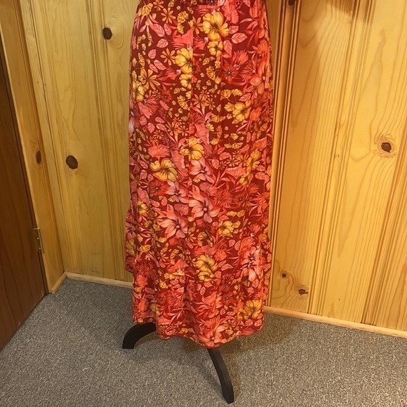Abel The Label Cottagecore Floral Hi-Low Maxi Dress Sz-S - Picture 7 of 8